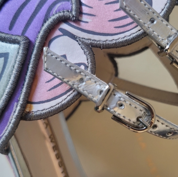 Sophia Webster Aurora Tempest Orchid Wave Sandals, VGUC, Size 7.5 - Picture 10 of 14